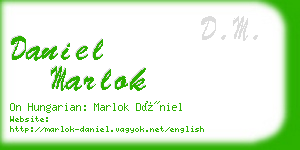 daniel marlok business card